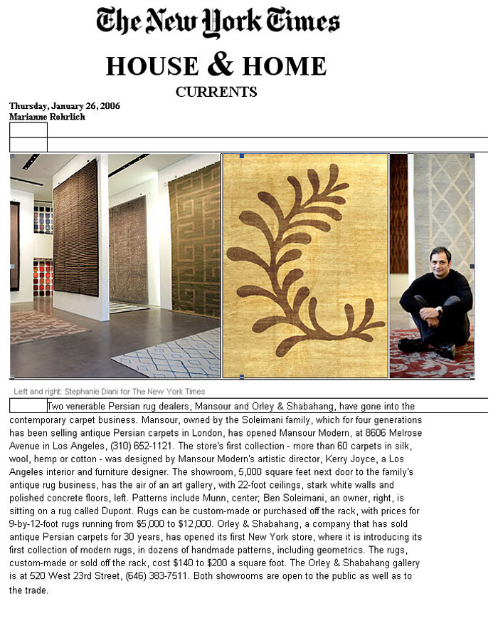 N.Y. Times House & Home